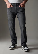 Men Grey Ripped Jeans