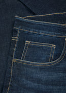 Men Deep Blue Cotton Jeans