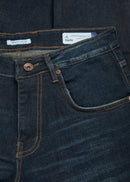 Men Blue Relax Knitted Jeans