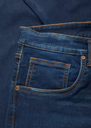 Men Blue Classic Smart Cotton Jeans