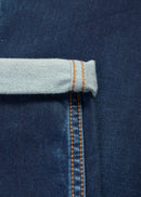 Men Blue Classic Smart Cotton Jeans