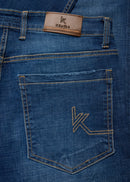 Men Blue Ripped Jeans