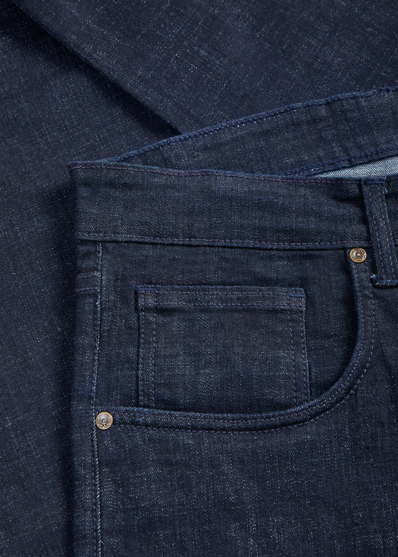 Men Clean Look Cotton Jeans