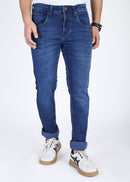 Mens Dark Blue Stretchable Jeans