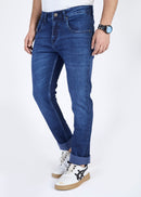 Mens Dark Blue Stretchable Jeans