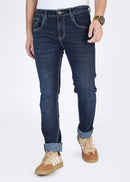 Carbon Blue Stretchable Mens Jeans