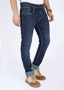 Carbon Blue Stretchable Mens Jeans