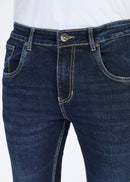 Carbon Blue Stretchable Mens Jeans