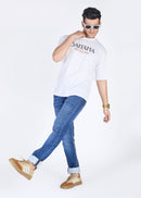 Mens Dailywear Light Blue Stretchable Jeans