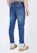 Mens Dailywear Light Blue Stretchable Jeans