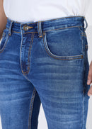 Mens Dailywear Light Blue Stretchable Jeans