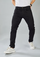 Black Men Tapered Jeans