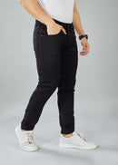 Black Men Tapered Jeans