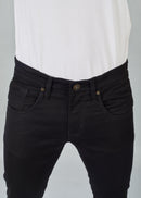 Black Men Tapered Jeans