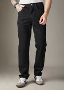 Vintage Black Straight fit denim