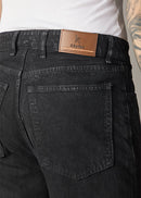Vintage Black Straight fit denim