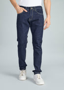 All Day Wear Men’s Tapered Jeans – Deep Blue