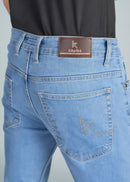 ALL DAY WEAR MENS TAPERED JEANS ICE BLUE COLOR