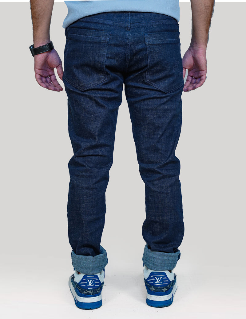 Men Clean Look Cotton Jeans