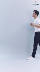 All Day Wear Men’s Tapered Jeans – Deep Blue